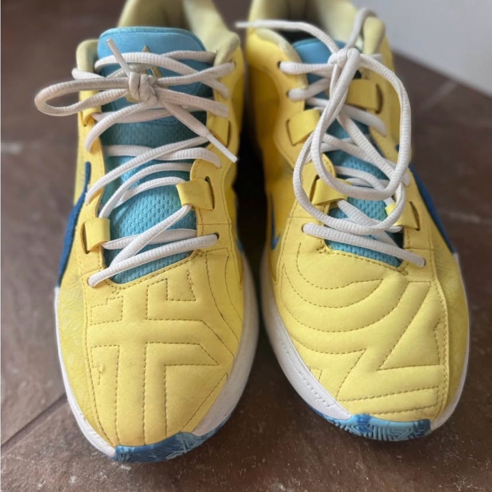 Nike Yellow and Blue Athletic Shoes